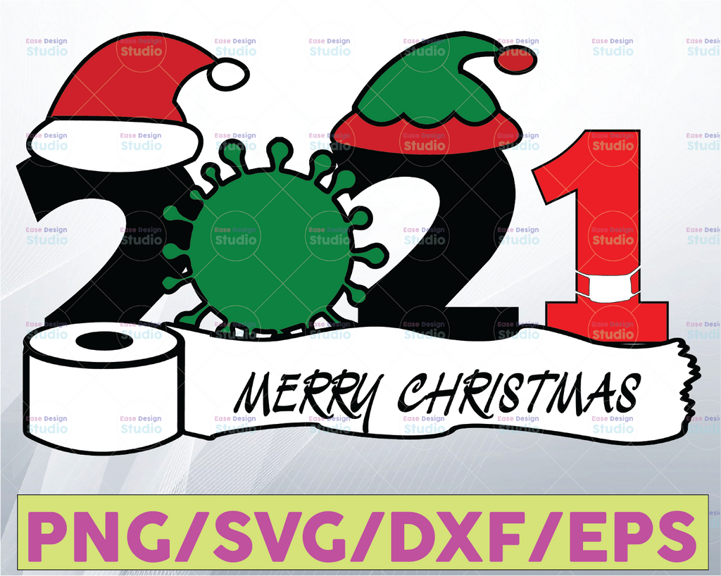 2021 Mask Quarantine Christmas svg png studio 3 Funny Merry Christmas svg Christmas svg Christmas svg  svg Digital Download