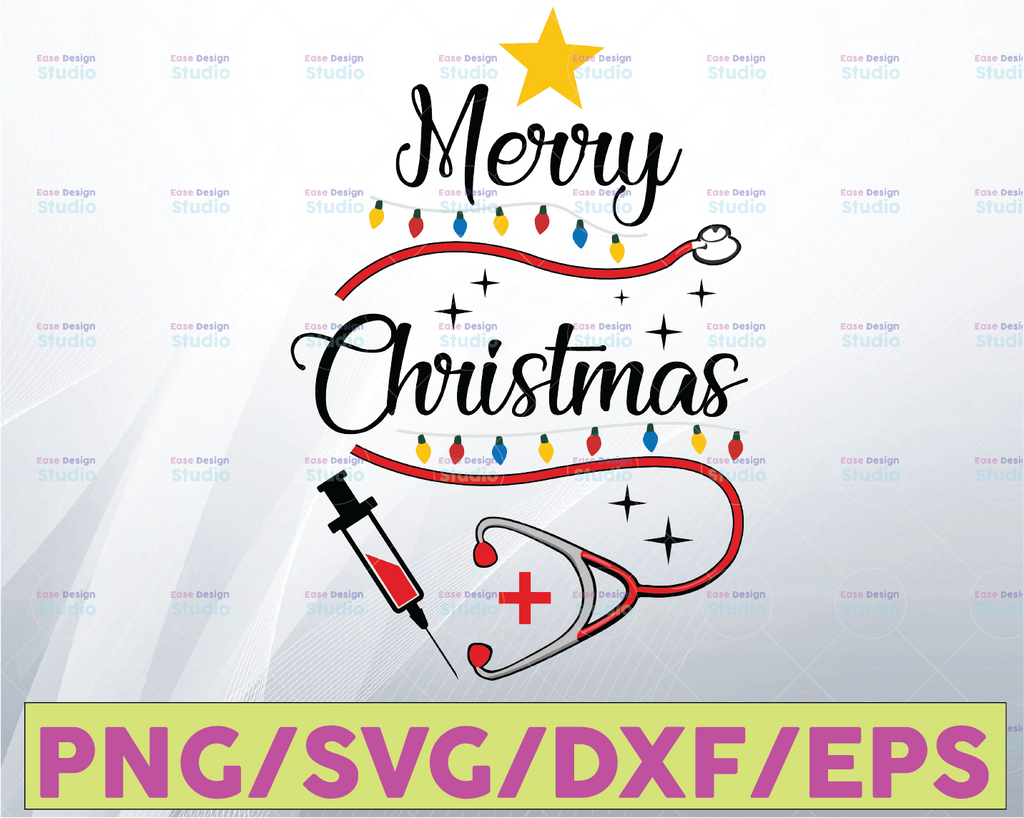 Merry christmas svg, dxf,eps,png, Digital Download