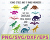 Dinosaur Family SVG Bundle, Family Tsvg  SVG, Family Reunion svg s , Vacation T ,Mamasaurus SVG, Daddysaurus , Brothersaurus, DxF, PnG