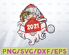 Santa with Mask,Quarantine Christmas,Santa Png,Sublimation Design,Digital Design, Sublimation, DTG printing, Christmas Santa Sublimation Png