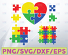 Autism svg, Puzzle SVG, autism puzzles, Puzzle SVG file, Puzzle clipart, Puzzle Vector, svg puzzle, autism sign svg, awareness puzzle heart