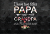 I Have Two Titles Papa And Grandpa, Floral PNG, digital download Prints, digital print - Sublimation printing Gift For Grandpa, Father's Day