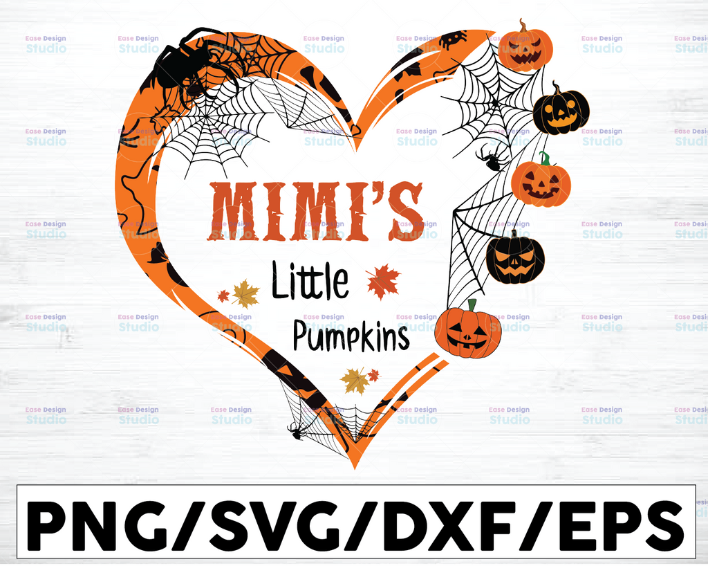 Mimi's Little Pumpkins SVG, Grandma SVG, Pumpkins SVG, Fall Svg, Halloween Svg ,Grandchildren Svg, Halloween kids