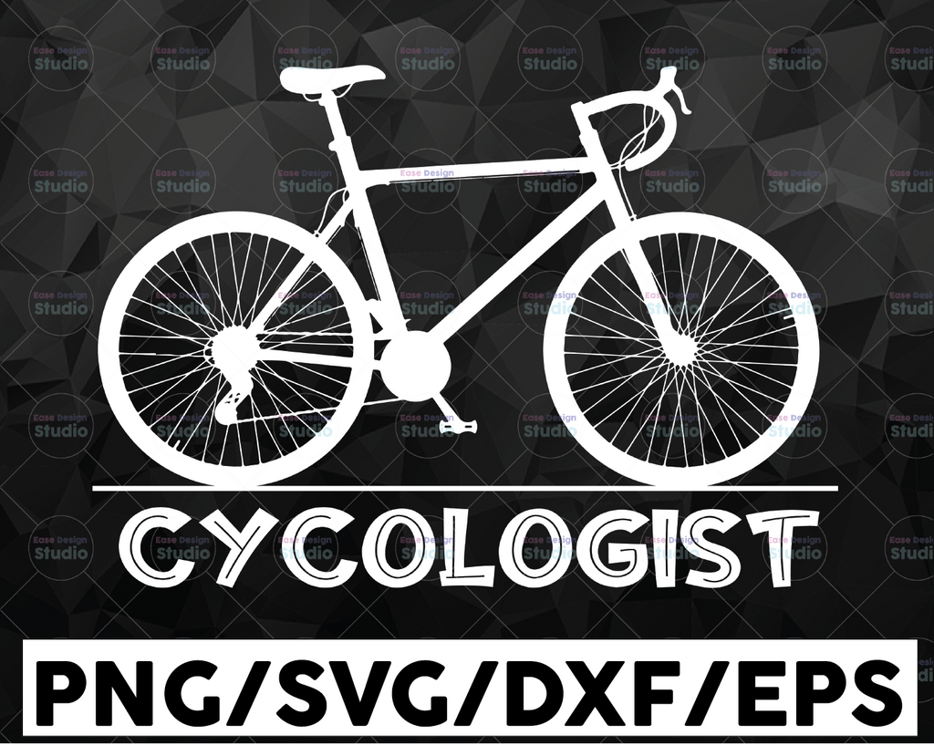 Cycologist Svg, Bicycle Svg, Svg Eps Png Dxf