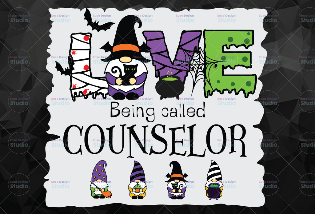 Love Being Called Counselor Png, Halloween Gift For Teacher, Halloween Teacher Appreciation Png, Halloween Vibes Sublimation Downloads