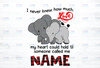 Personalized name I Never Knew How Much Love My Heart Could Hold Til Someone Called Me Grandma png ValentineDay Sublimation Mothers Day