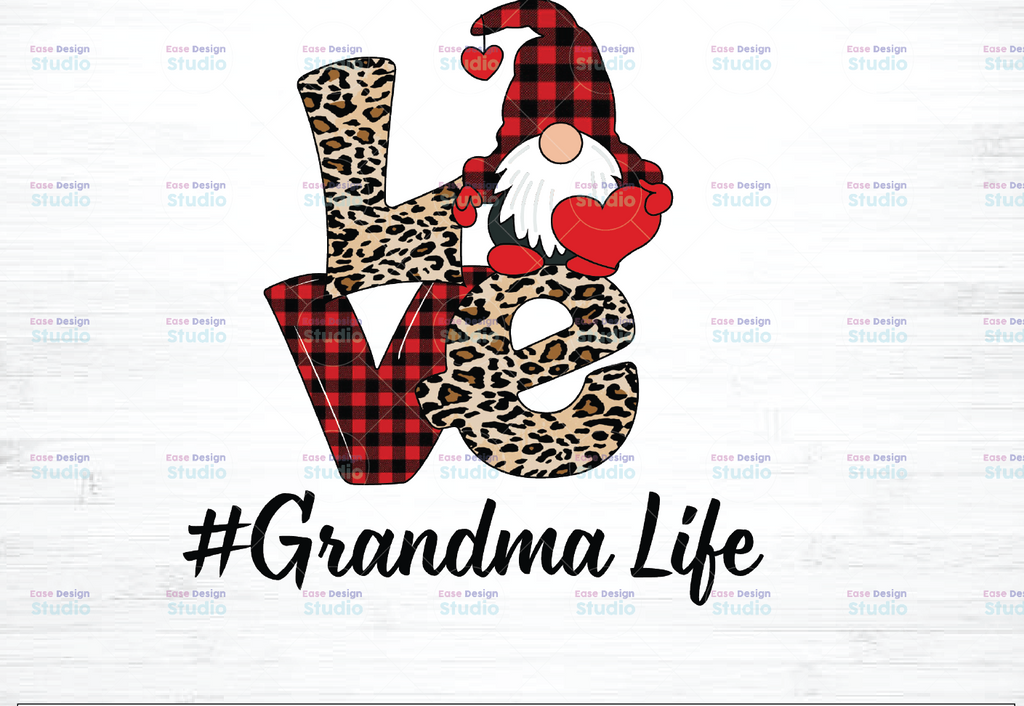 Buffalo Plaid Love #GrandmaLife png, Gandma png, #GrandmaLife png,  , Sublimation Design, png, Dxf, Ai, Eps, Pdf, Png, Jpe