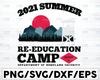 2021 Summer Re-Education Camp Digital File Download,SunSet,The Guards,Education Camp Printable Sublimation Transfer PNG Digital File
