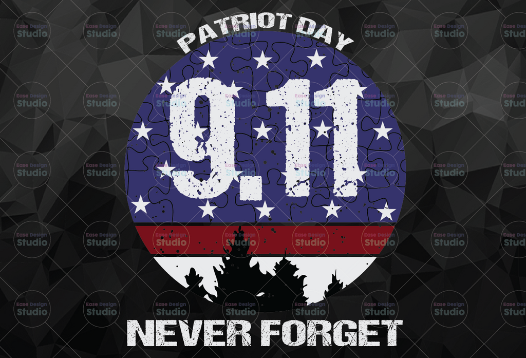 Never Forget 9/11 PNG, American Patriot Day, 20th Anniversary PNG, American Flag, September 11th, Png Sublimation Print