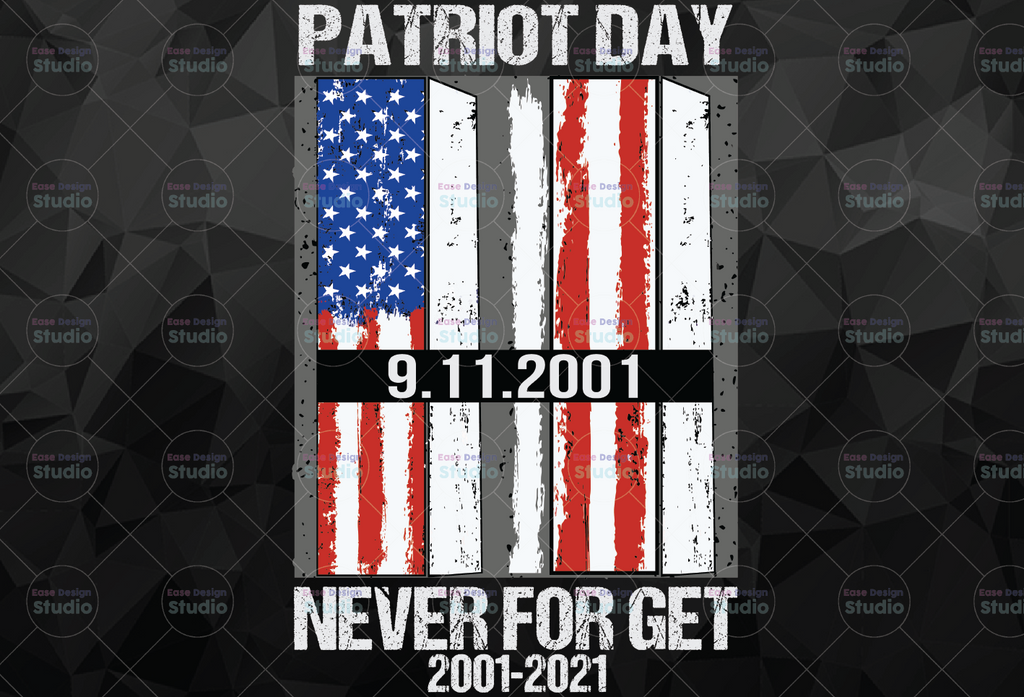 Patriot Day Never Forget 9.11.01 Digital, American Flag, 911 Never Forget Png, Patriot Day png, American Patriot day, September 11th, Png