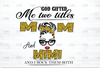 God gifted I Have Two Titles Mom and Mimi png, Leopard Plaid Headband,I Rock Them Both Digital Download, Mothers Day, Print Sublimation