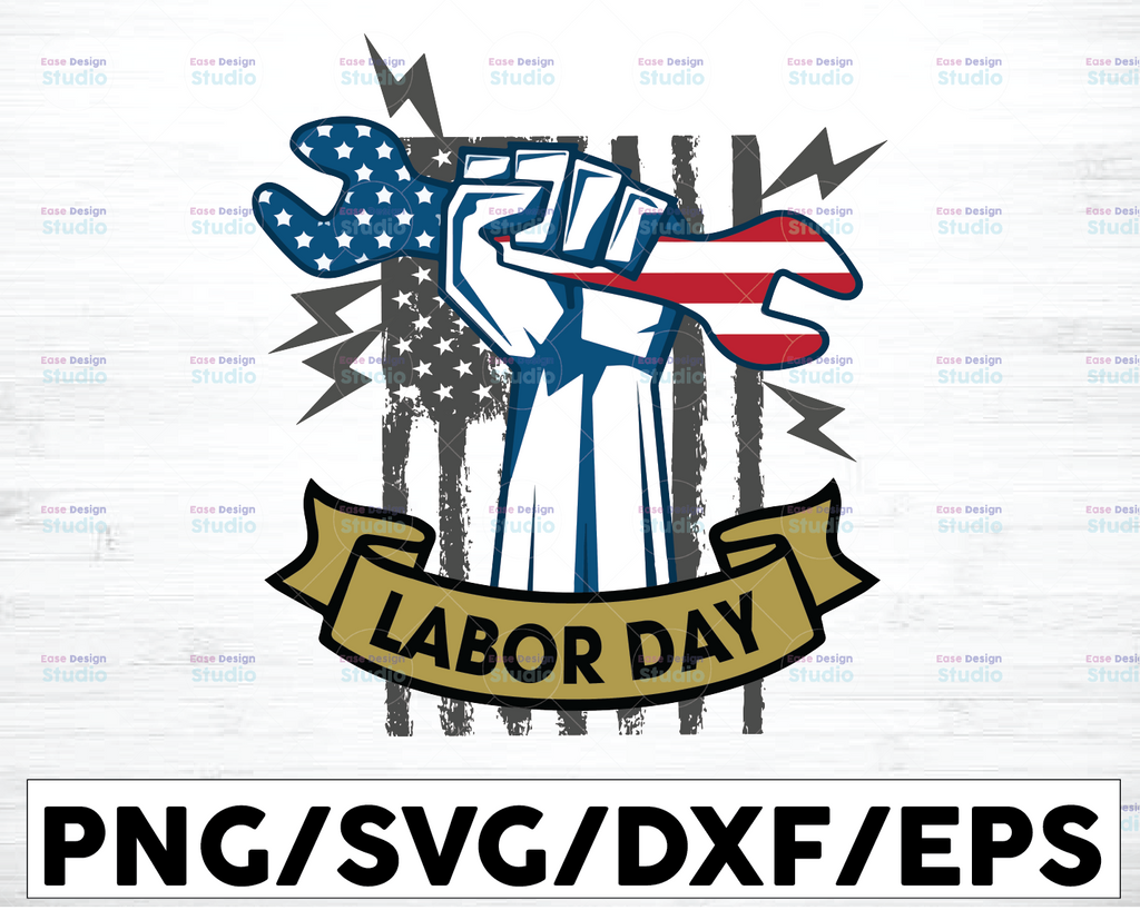 Happy Labor Day SVG PNG ,Union Strong Vintage USA Flag ,Patriotic Labor Day ,Sublimation,digital download