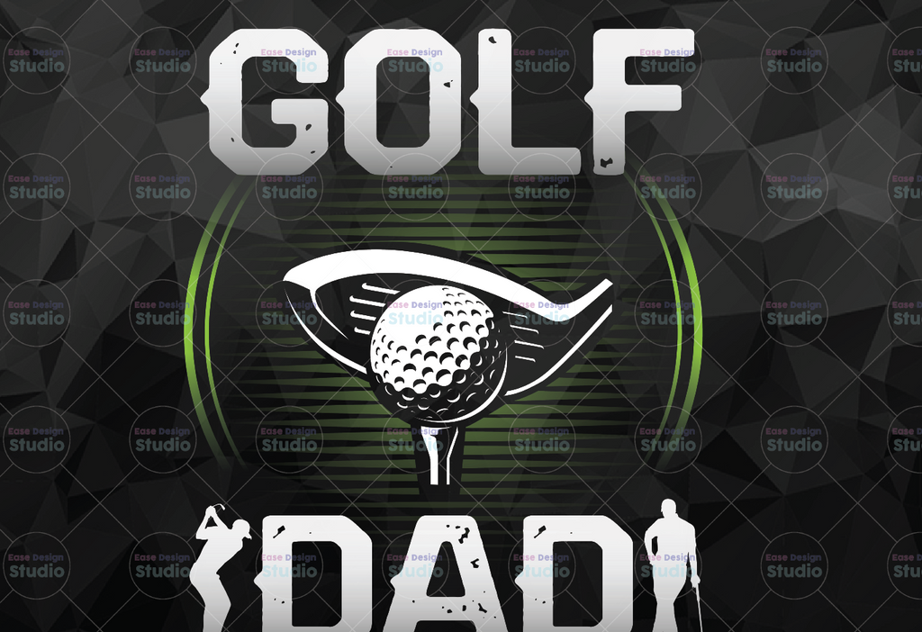 Dad Golf| PNG Instant Download | Sublimation File Father's Day Gift, Golf Decal Print PNG for Sublimation, Golfer Dad Gift, Golfing