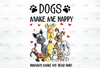 Dogs Make Me Happy png, Humans Make My Head Hurt png, Dog Lover png, Animal Lover png, Funny Dog, Funny Dog Digital Files Png