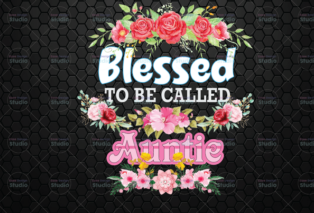 Blessed to be Called Grandma Sublimation PNG , Grandma Sublimation Designs Downloads , Grandma with Flowers PNG