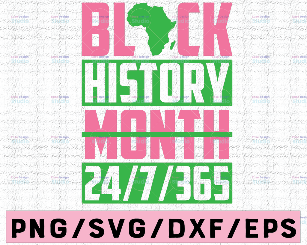 Black Is Beautiful - Black History Month SVG DXF, EPS, Files for Cutting Machines