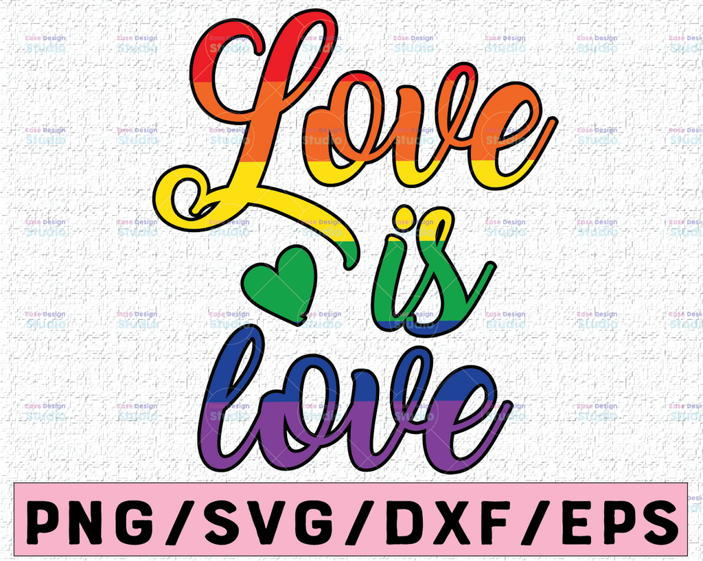 Love is Love Svg, Gay pride cut files, Love quote cut file, LGBT cut file, gay love heart cut file, cricut, silhouette