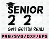 Seniors 2021 Getting Real Funny Toilet Paper Graduation Day Class of 2021 Design Silhouette SVG PNG Cutting File Cricut Digital Download