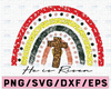 He Is Risen Leopard Rainbow Christian Jesus Happy Easter Day, Jesus png, Easter png, Easter Sublimation