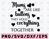 Mothers Are Like Buttons Svg, DXF, PNG, PDF, Happy Mother's Day, Clip Art, Cutting FilesMom svg, Proud Mother of a Few Dumbass Kids SVG, Proud Mother SVG, Dumbass Kids SVG ,Mother's Day svg, mom svg, Mother Few Kids Svg, Cricut