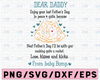 Dear Daddy Enjoy your last Father's Day Svg, Dear Daddy Svg, Father's Day Svg, From Baby Bump Svg