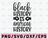 Black History Is American History SVG African American Africa Map PNG Cut File Vector