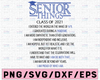 Senior Things Class of 2021 SVG/PNG/PDF