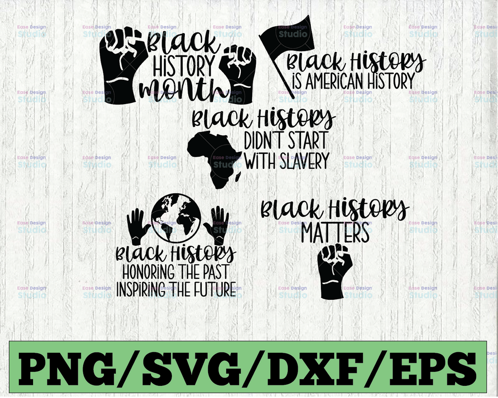 Black History Month Bundle svg, Afro Woman svg, Melanin, Black King svg, African American, File for Cricut, Silhouette