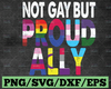 Proud Ally Svg, Pride Squad, LGBTQ svg, Gay Pride svg, Pride Month, Rainbow, Gay Flag Silhouette, Queer, Clipart, Cut File, PNG, JPG