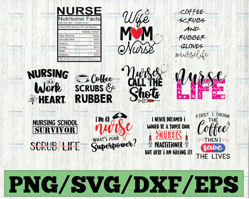 Nurse SVG | Nurse SVG Bundle | Nursing SVG | Nurse Cut File | Doctor Svg | Nurse Quote Svg | Nurse Saying | Stethoscope Svg| Medical Svg