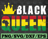 Queen SVG, Queen Drippin' Svg, Dope Svg, Black Queen Svg, Crown Queen Svg, Afro Svg, Black Man Svg, Melanin Svg, Black Woman Svg Cut File