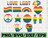 Gay Pride SVG Bundle, LGBT SVG Bundle, Gay svg, Pride svg, Rainbow svg, Gay Pride svg  svg, Gay Festival Outfit svg, Cut Files for Cricut