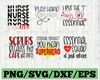 Nurse Bundle SVG Designs, Nurse Svg, Nurse Life Svg, Nursing Svg File for Cutting Machine, Silhouette Cameo, Cricut