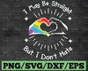 Straight But I Don't Hate Svg / Pride Svg / LGBTQ Svg / Gay Pride Svg / Rainbow Svg / Svg files for Cricut / Silhouette Files