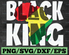 Black King SVG, Black Man Svg, Afro King Svg, Afro Svg, Black King T-svg  Svg Cut File Silhouette, Cricut Svg, Dxf, Png, Pdf, Eps