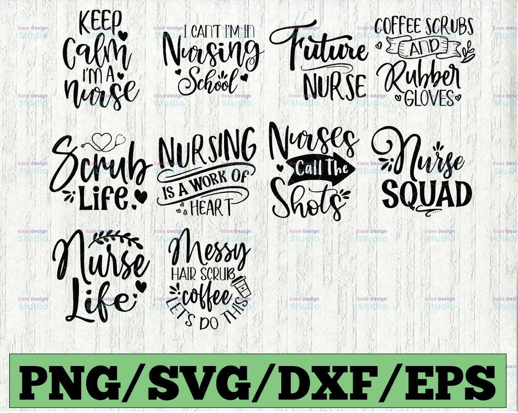 Nurse svg bundle, Stethoscope bundle svg, Medicine svg set, Nurse png pack, Nurse quote, Nurse clipart, Nurse vector set, Doctor svg bundle