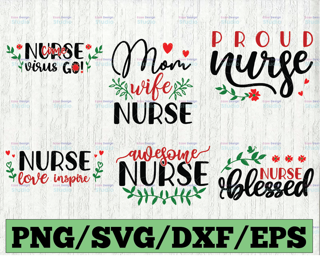 Nurse SVG Bundle, Nurse Quotes svg, Doctor svg, Nurse Superhero, Nurse SVG Heart, Nurse life, Stethoscope, Cut files for Cricut, Silhouette