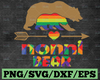 Nonni Bear & Baby Bear Svg, Bear Family Svg, Gay Pride Svg, Lgbt Svg, Lgbt Flag Svg, Lgbt Pride Svg, Lgbtq Svg, Rainbow Svg