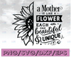 Mother is like a flower Svg, Mom, Mother's Day, Digital SVG File for Cricut or Silhouette, DXF, Png, Jpg, Eps, Print Fil