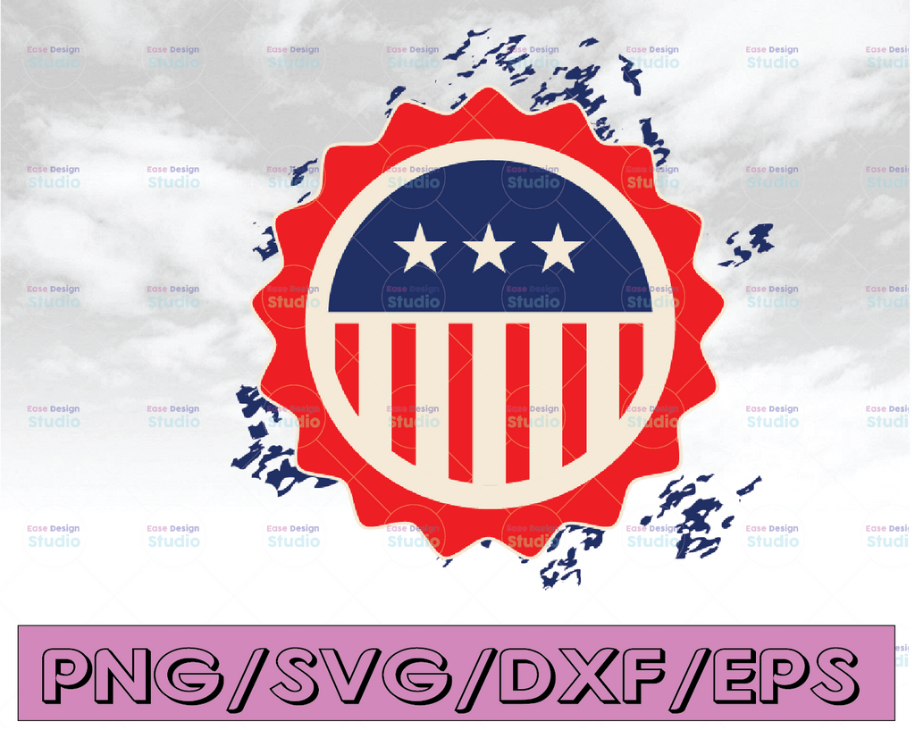 American Flag svg, Circle American Flag svg, USA flag svg, Patriotic American Flag, america Sublimation Design, Cricut svg, Silhouette Cameo