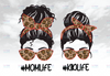 Mom Life Kid Life Png, Mom Life Png, Tie Dye Mom Png, Messy Bun mom Png, Momlife Png, Mom with Bandana Png, MomDaughter Png, Digital Files