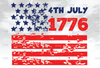 1776 Flag  USA | Red White and Blue | Independence Day | 4th of July | Memorial Day PNG Digital Download