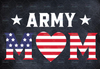 Army Mom American Flag | Sublimation Design Digital Download