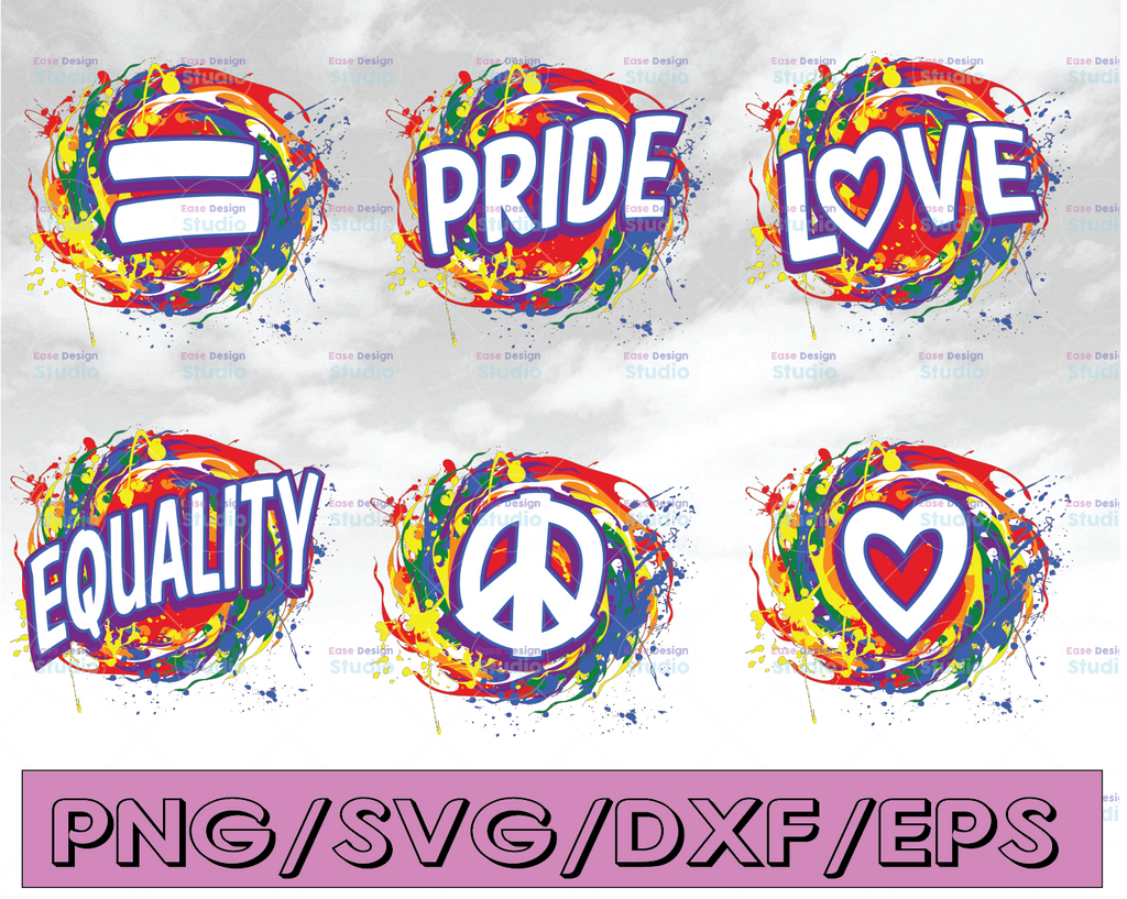 Love Is Love LGBT svg Bundle, Gender Equality svg, LGBTQ, Love is love LGBT Pride svg, Digital Print Design, Gay Pride svg, Free Mom Hug svg