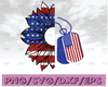 USA, patriotic Sunflower Svg, memorial day, fourth of july, freedom, png, jpg,  Cricut Cut Files sublimation download
