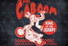 Duke caboom king of the jump! Canada's greatest stuntman! PNG ONLY PRINTING