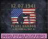 Usa American Flag Soldiers Salute, Pearl Harbor SVG Cricut Cutting File Digital Design, Silhouette - Dxf Eps Pdf svg Included