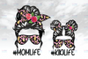 Pink Leopard mom life kid life png, skull sublimation designs downloads matching family shirts messy buns sunglasses headband clip art