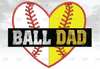 Softball Dad, Softball design, Softball, Digital download, PNG file Father Day T-svg