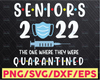 Senior Class of 2022 svg, Typography Graduation SVG, Senior High Grad word art Sublimation / Cut file, Graduate, Graduating svg Eps Dxf Png